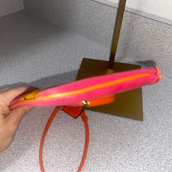 CCA-Coach Vintage Bonnie Cashin-Carry Kisslock Wristlet EUC - Picture 14 of 14